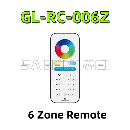 GL-C-006P GLEDOPTO Zigbee 3.0 Smart LED Strip Controller Compatible with Hub Tuya Smartthings App 2.4G RF Remote Control Voice