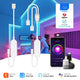 TUYA Zigbee DC5V 12V 24V RGB RGBW Smart LED Strip Controller APP/Voice Control Work with Alexa Echo Hue SmartThings Google Home