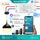 Wifi Smart Switch Moudle for HomeKit 10A Smart Home Appliances Breaker Timing Voice Control Compatible with Siri Alexa Google