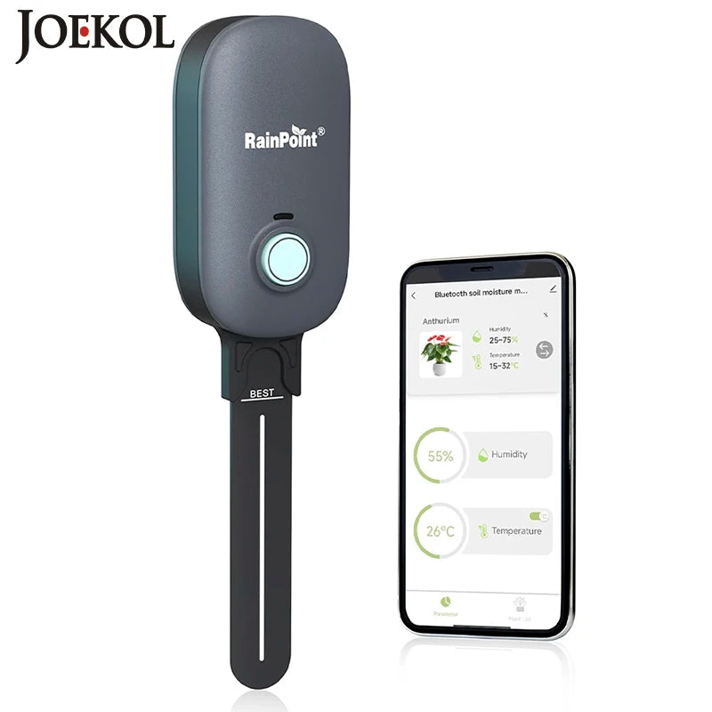 smart soil moisture meter Smart Soil Moisture Meter Tuya App Control Soil Tester Temperature Humidity Sensor for Gardens Potted