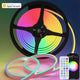 Homekit WiFi Neon RGB LED Strip Lights 1m 2m 3m 5m 12V Dimmable Flexible Lamp Room Decor RF Remote Control Siri Voice Control