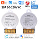 Tuya ZigBee WiFi Smart Switch with Power Monitor 30A 90-250V AC High Power Relay Module for Smart Life Alexa Google Home