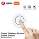 Tuya Zigbee Smart Scene Switch Wireless Smart Home Scene Switch Zigbee Smart Button Support Smart Life App Needs Zigbee Gateway
