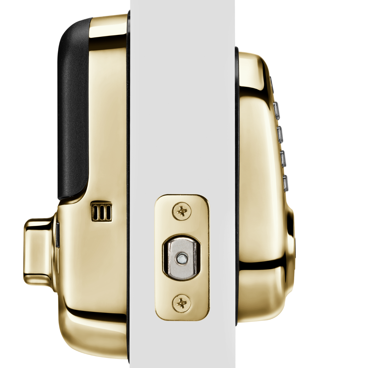 Yale Z-Wave Plus Push-Button Deadbolt Assure Lock® (Gen5), Lifetime Brass