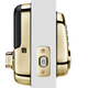 Yale Z-Wave Plus Push-Button Deadbolt Assure Lock® (Gen5), Lifetime Brass