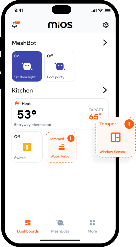 Our  Mios Smart Home App available for Smart Home only users