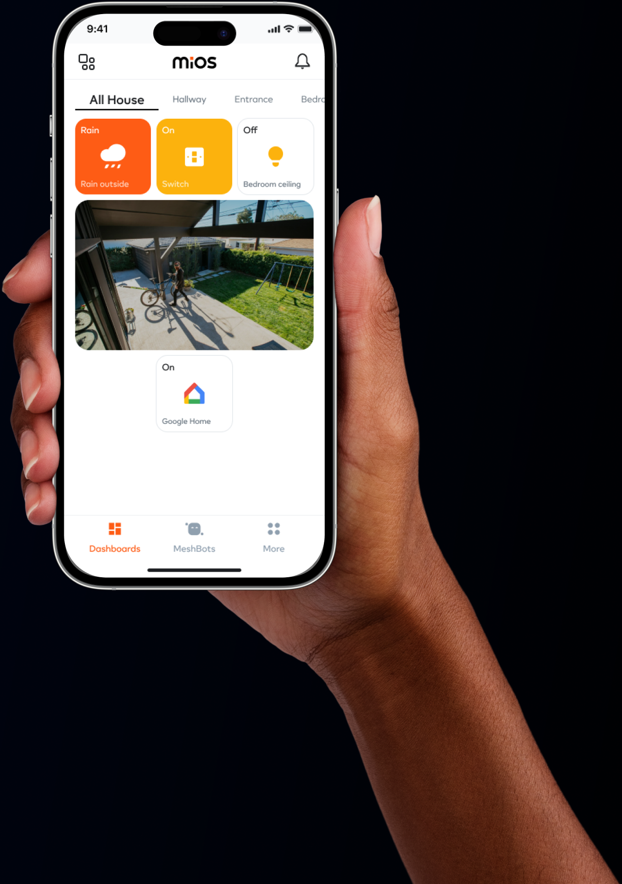 MiOS App on iPhone