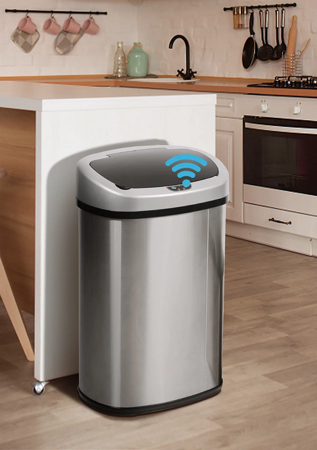 Motion Sensor Trash Can  Automatic Garbage Can Features